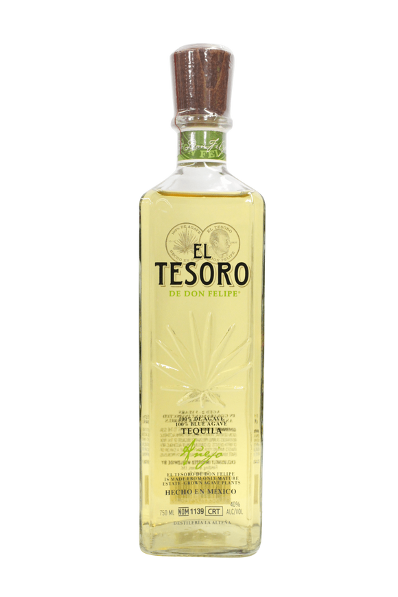 El Tesoro de Don Felipe 100 Agave Anejo Tequila