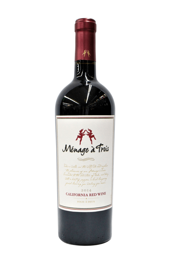 Menage a Trois California Red Wine 2014